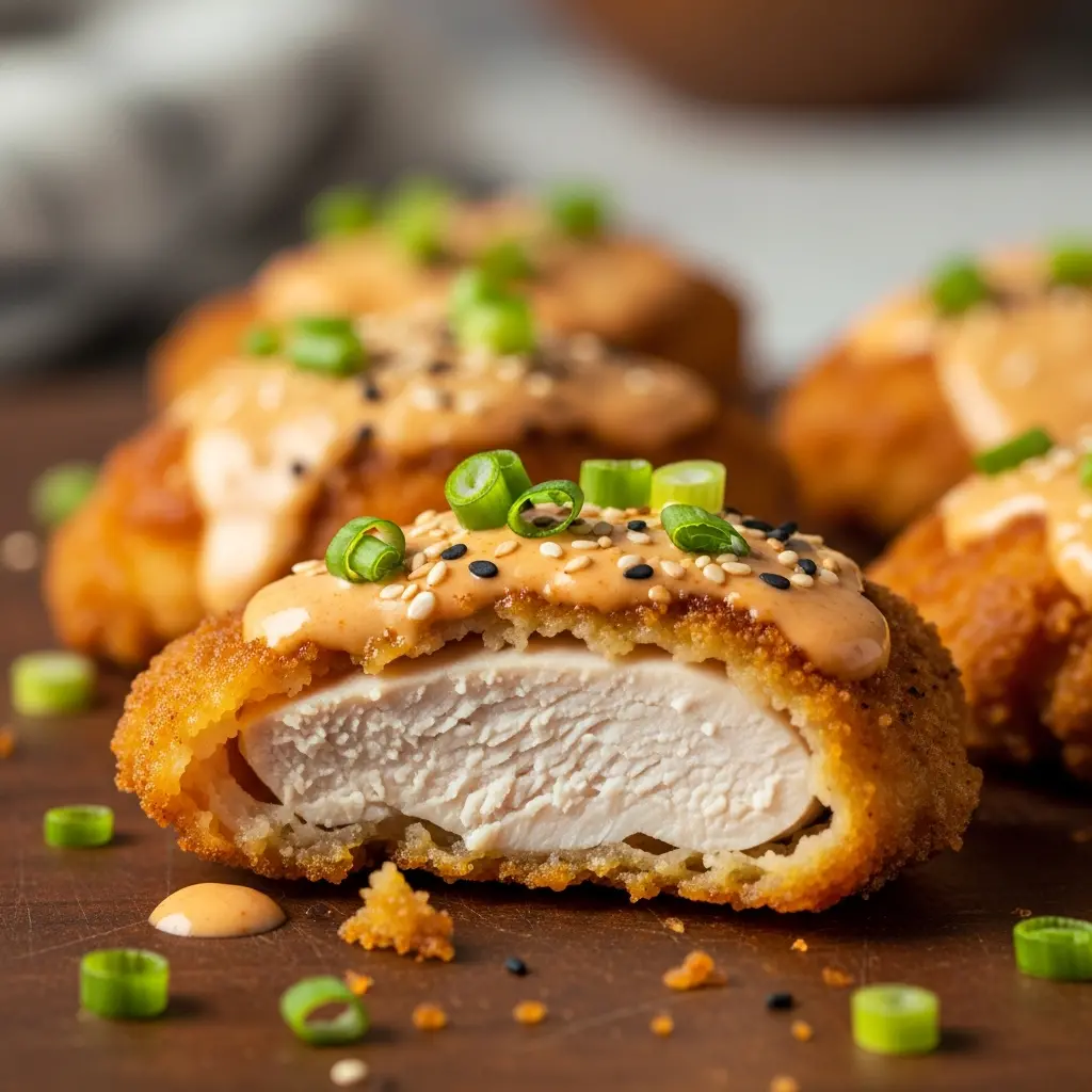 air fryer bang bang chicken thighs