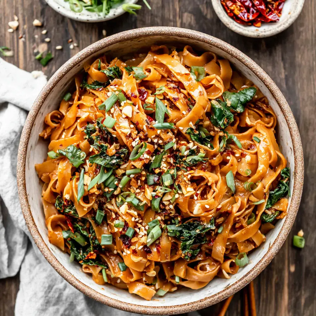 chili garlic noodle stir fry final presentation