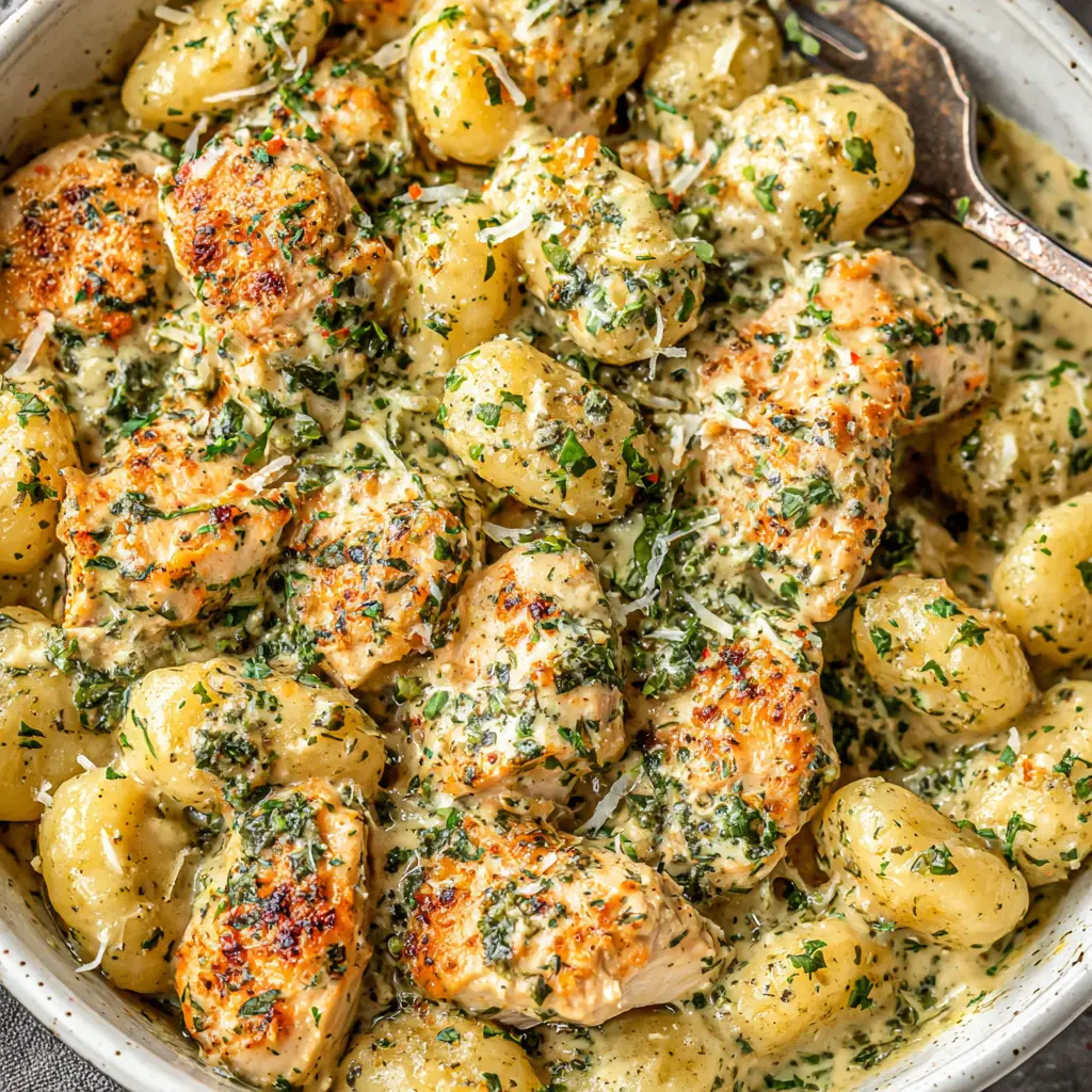 Amazing best gluten free gnocchi for creamy chicken dish
