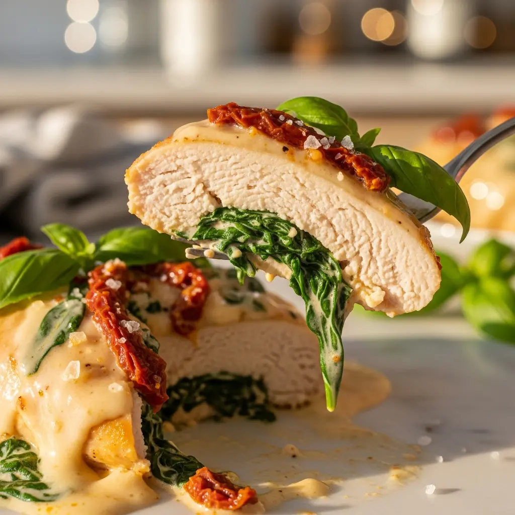 creamy spinach chicken recipe