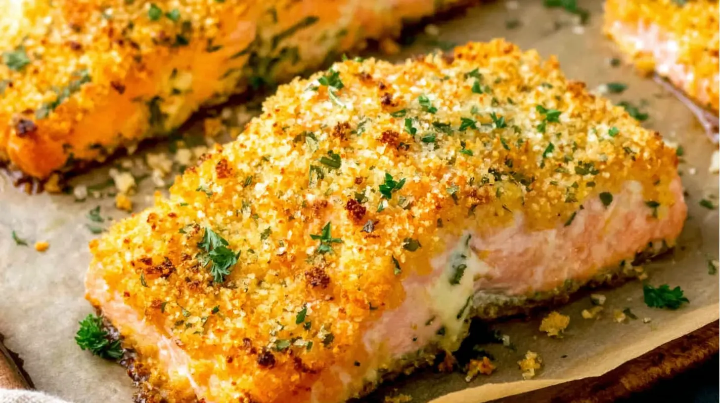 crispy parmesan crusted salmon from frozen