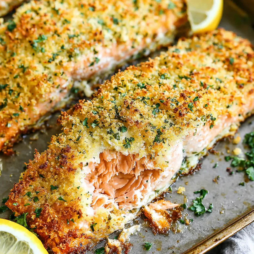 crispy parmesan crusted salmon calories easy trap found