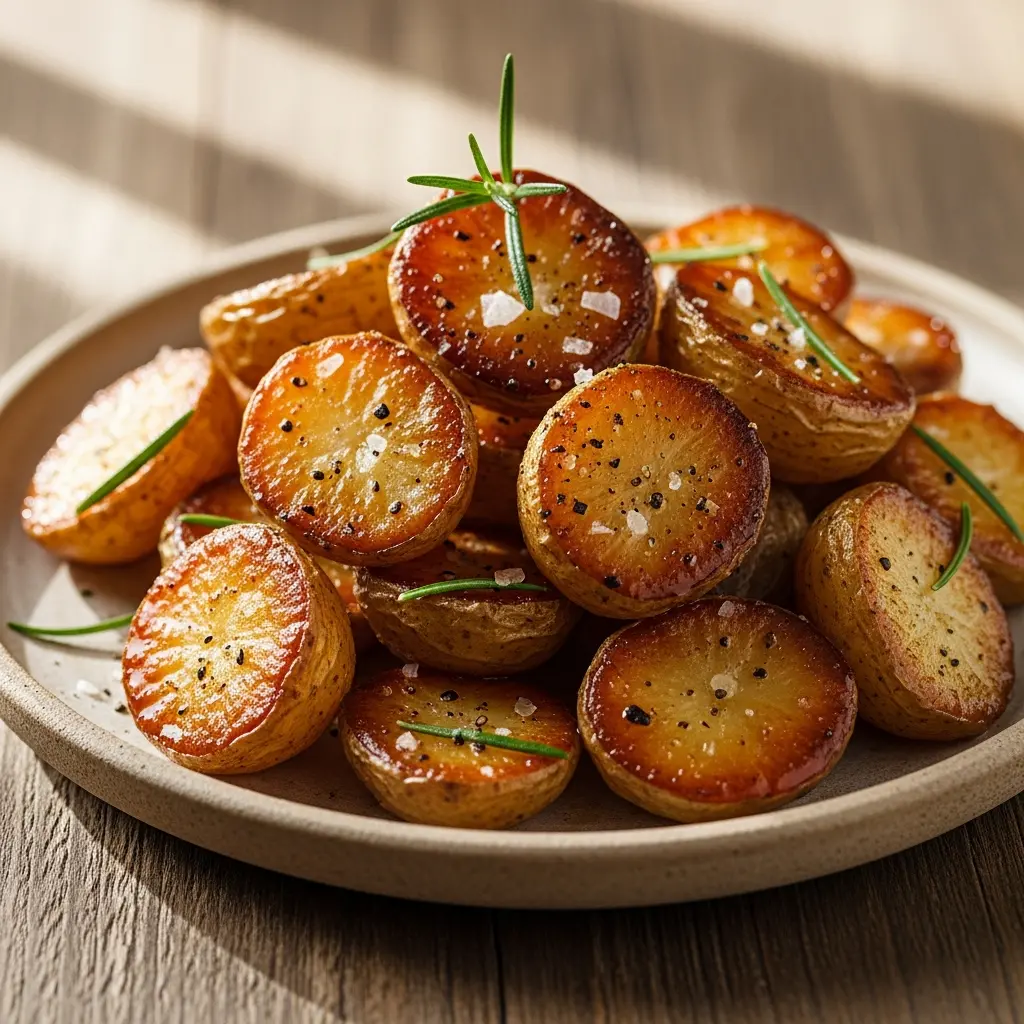 dijon garlic roasted potatoes final presentation