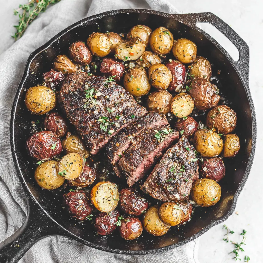 easy garlic butter steak and potatoes skillet for beginners a surprisingly quick victory