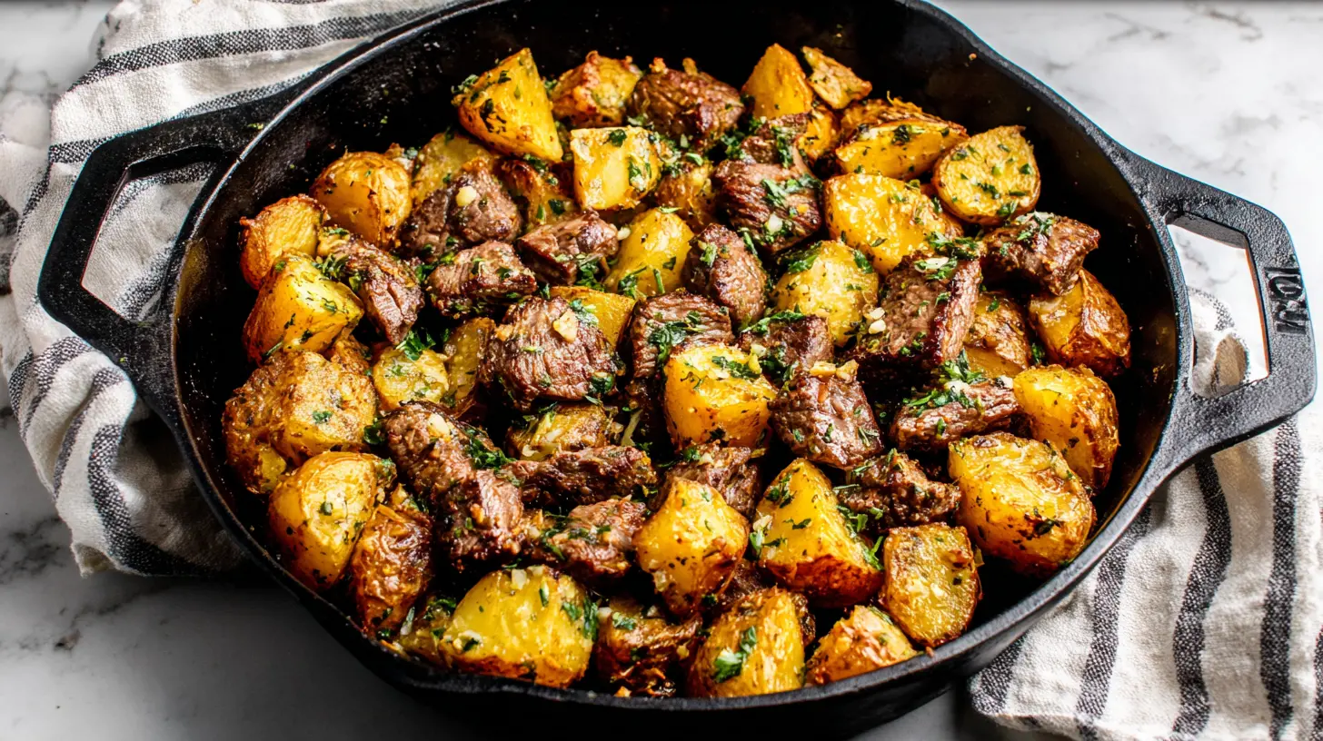 garlic butter steak and potatoes skillet healthy guaranteed results now