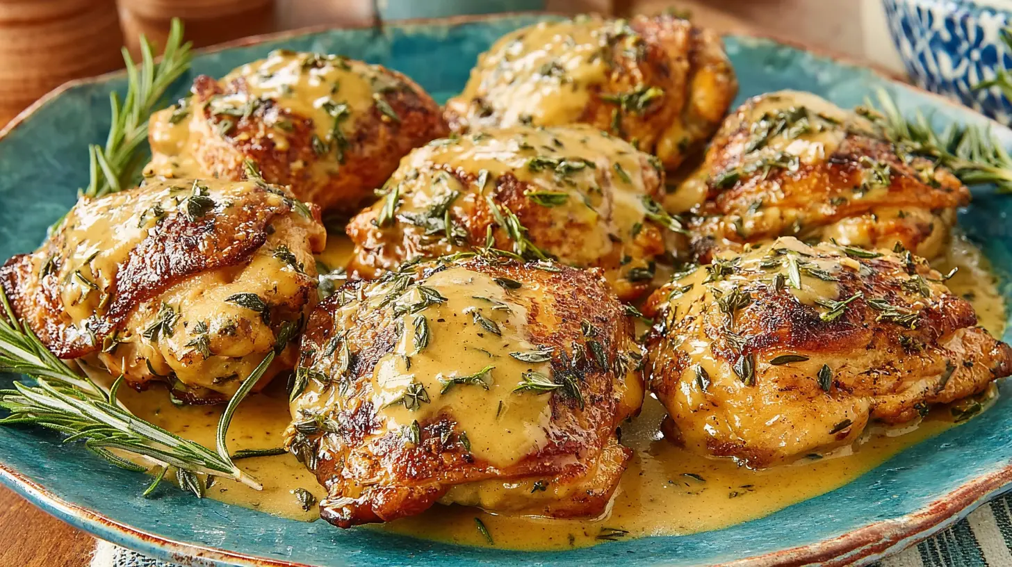 honey mustard chicken pan fried final presentation