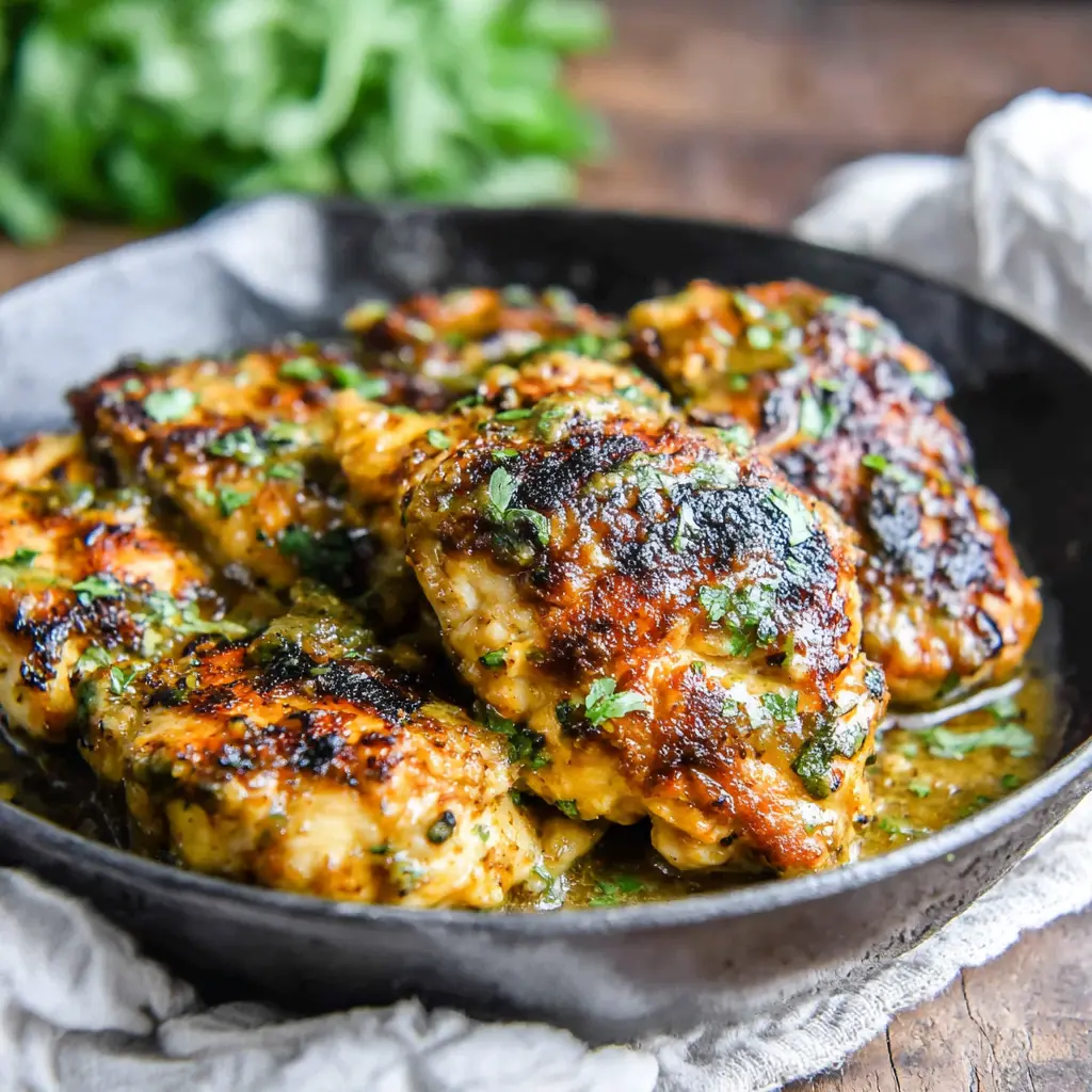 honey mustard chicken skillet air fryer final presentation