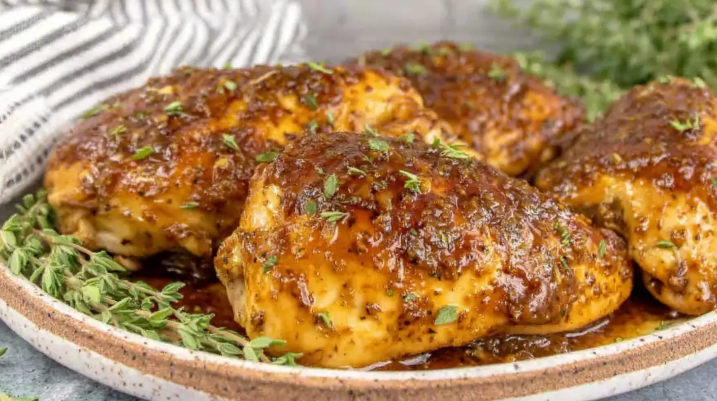best honey mustard chicken skillet for oven final presentation