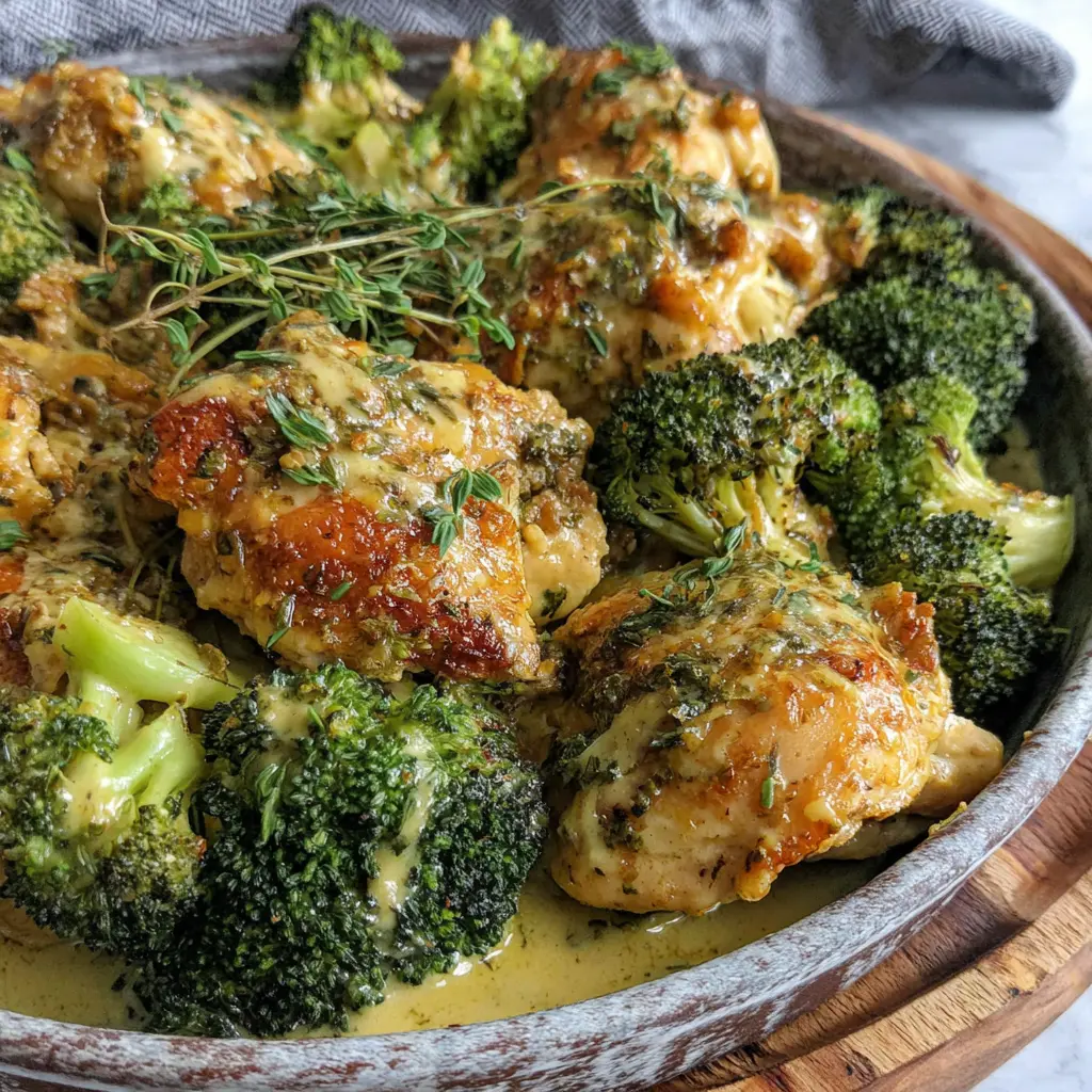 honey mustard chicken skillet broccoli final presentation