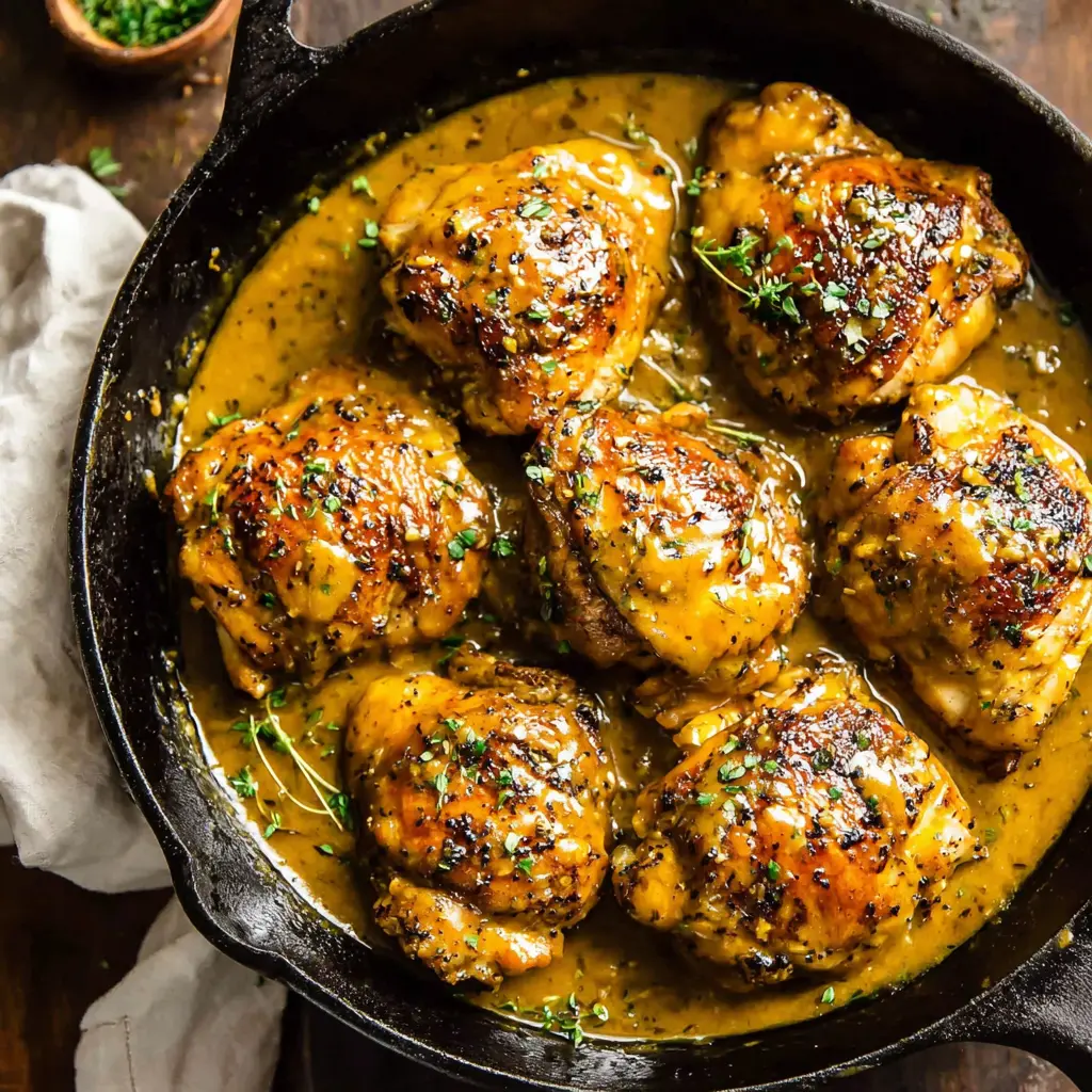 honey mustard chicken skillet healthy final presentation