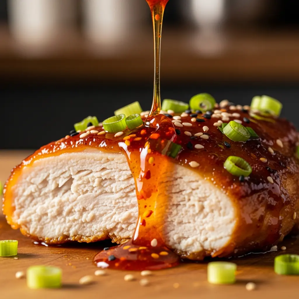 Easy Happy healthy honey sriracha chicken meal prep