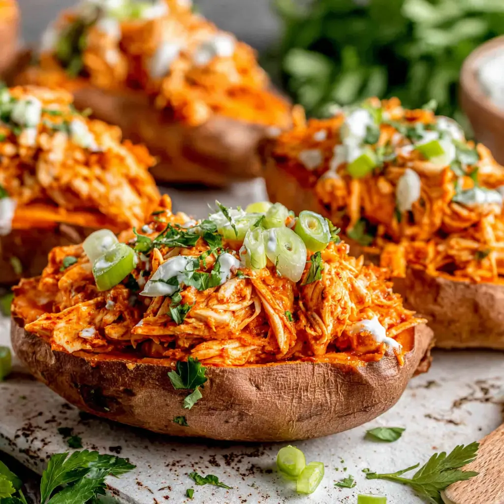 mexican chicken stuffed sweet potatoes buffalo final presentation