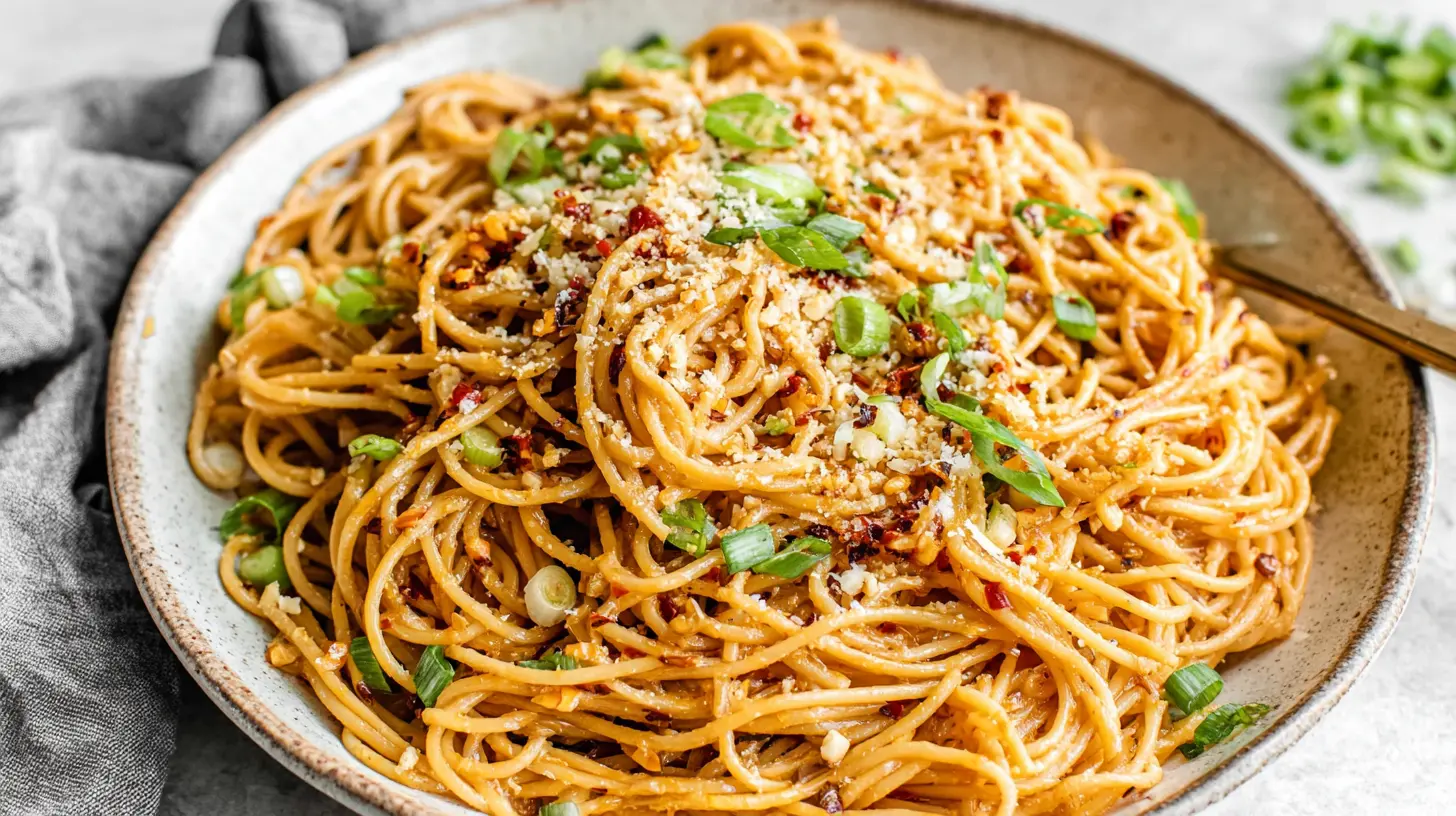 spicy garlic noodle stir fry healthy final presentation