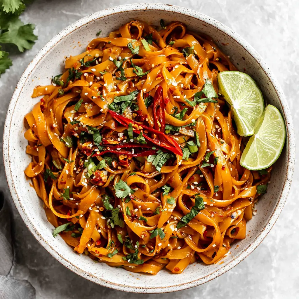 spicy garlic noodle stir fry lime final presentation