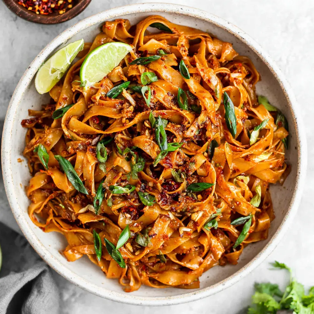 The Ultimate Best Lime and Garlic Noodle Stir Fry