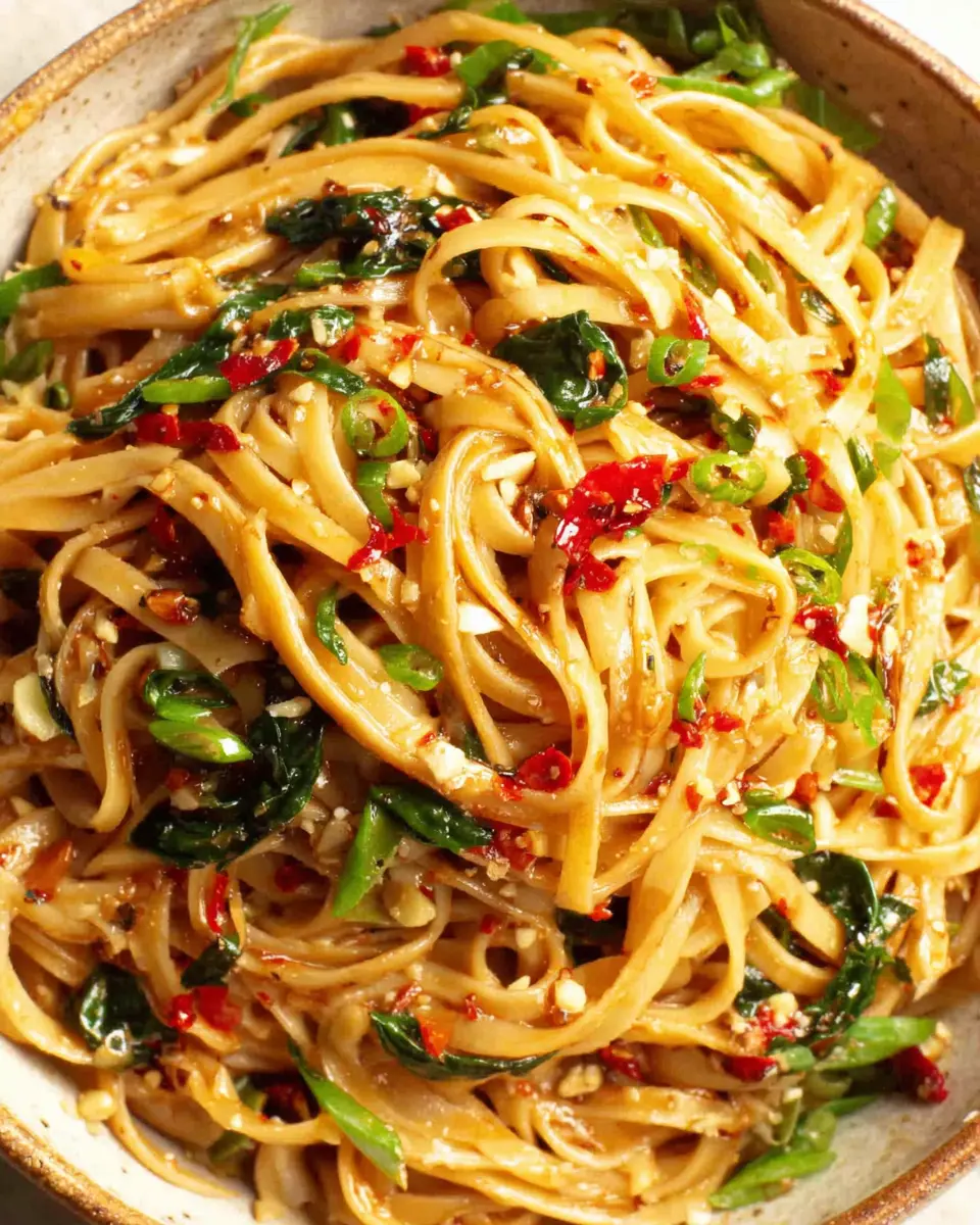 close up of spicy garlic stir fry sauce ingredients