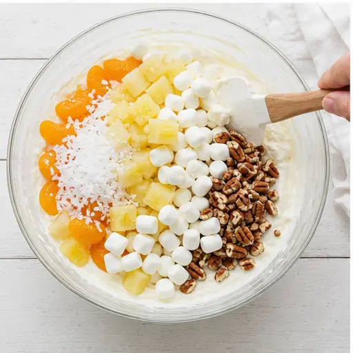 Folding in fruit and mix-ins