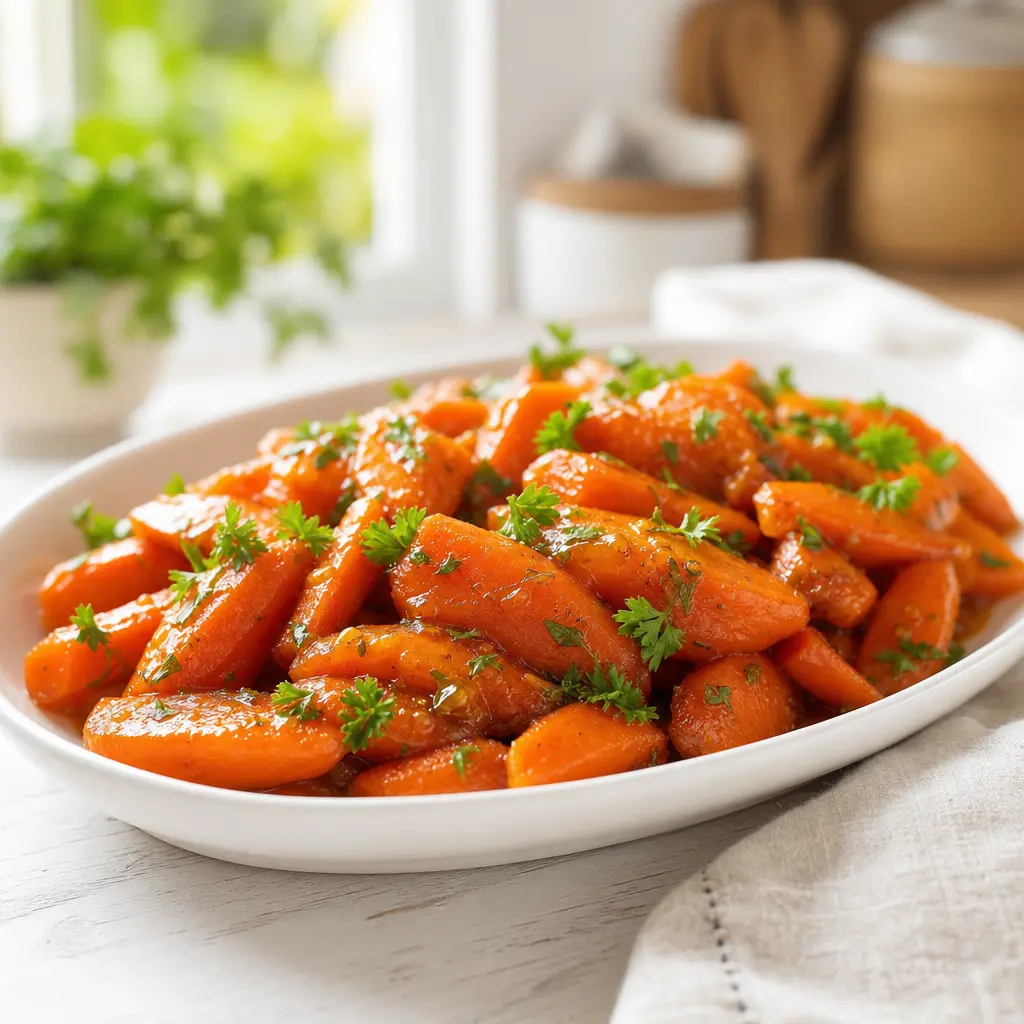 glazed carrots - final presentation