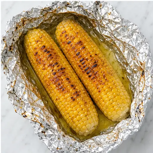 Step 4: Opening grilled foil packet