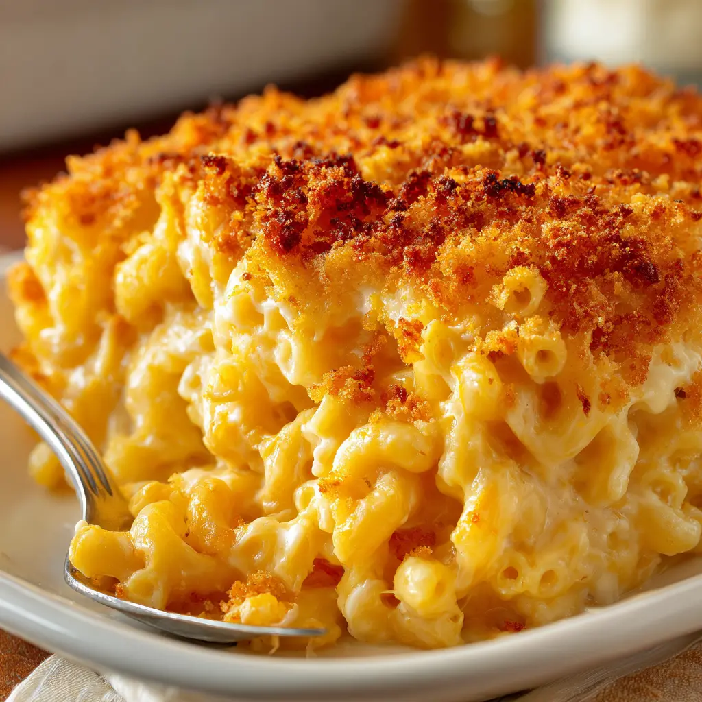 homemade mac and cheese - final presentation