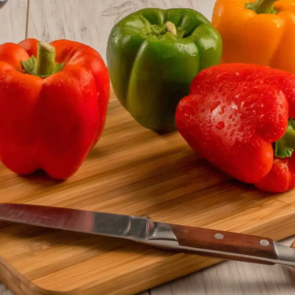how to cut a bell pepper - main ingredients