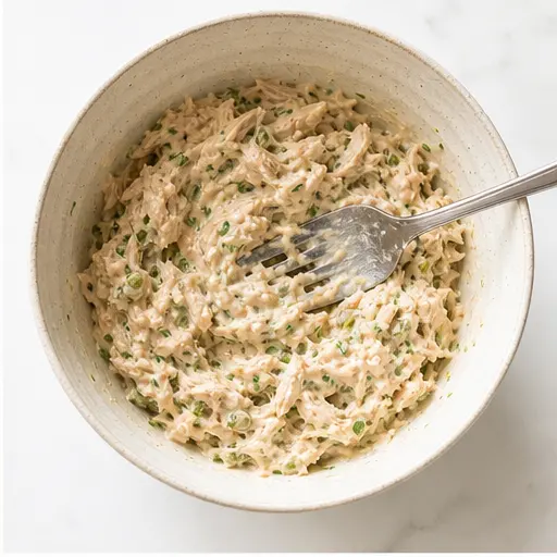 Step 2: Mixing the tuna salad