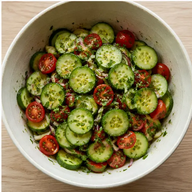 Step 4: Toss everything together and garnish with fresh herbs