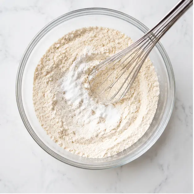 Step 1: Whisk dry ingredients together