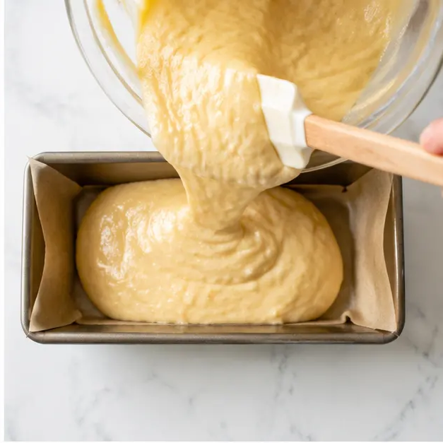 Step 2: Pour batter into prepared pan