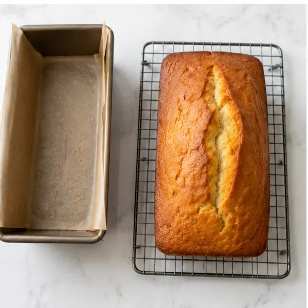 Step 3: Cool baked loaf on wire rack