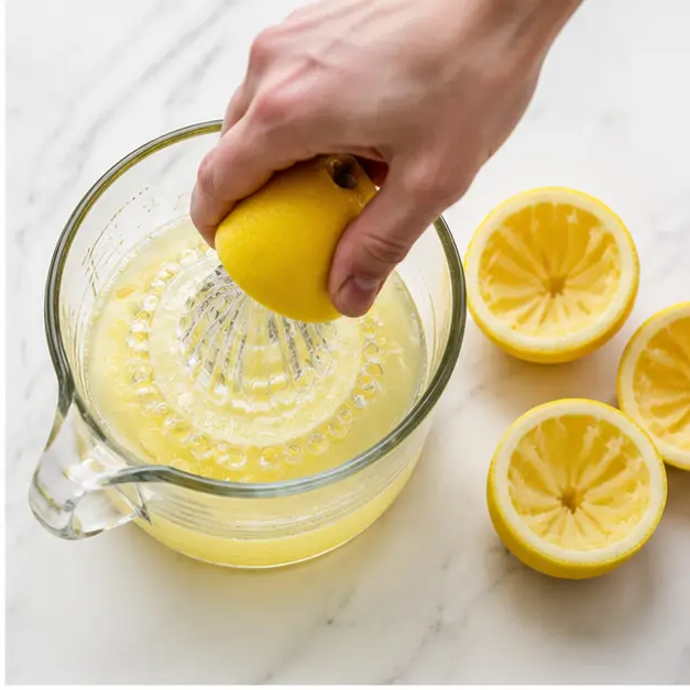 Step 2: Juicing fresh lemons