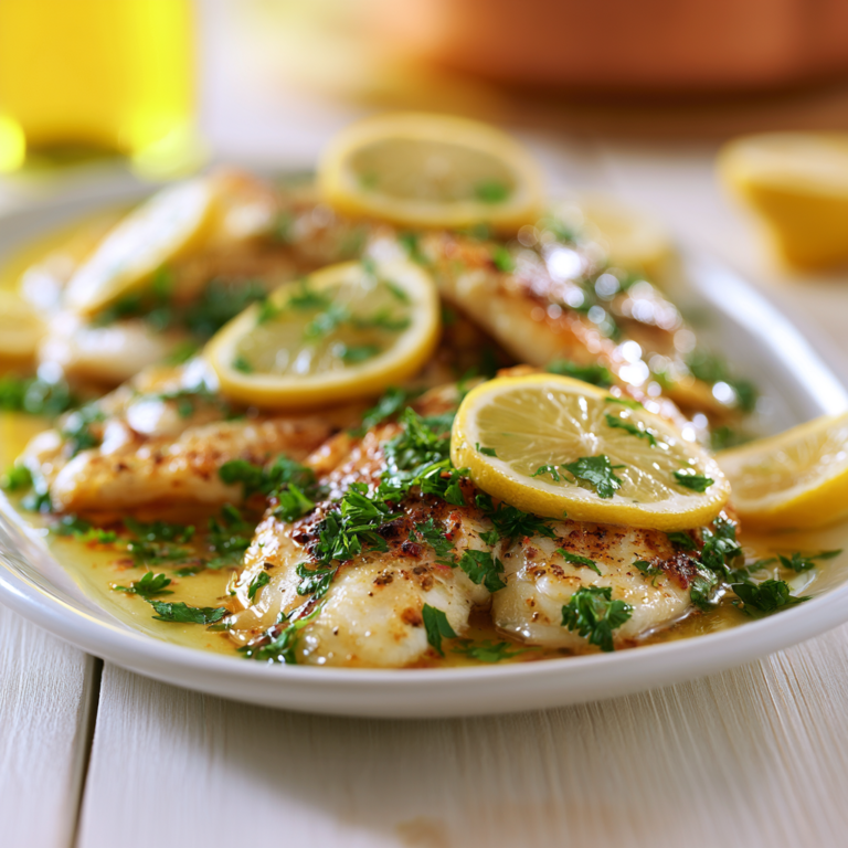 baked tilapia - final presentation