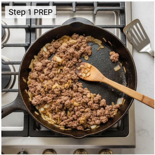 best ground beef casseroles - step 1