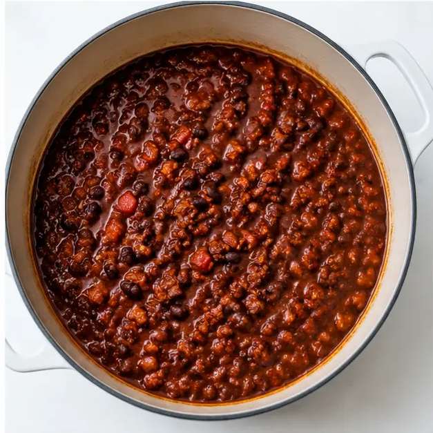 Step 4: Simmering covered for 1 hour until thick and flavorful