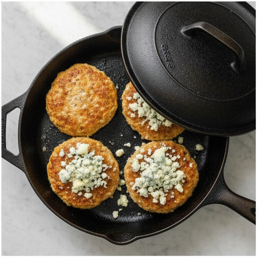 buffalo chicken burgers - step 4