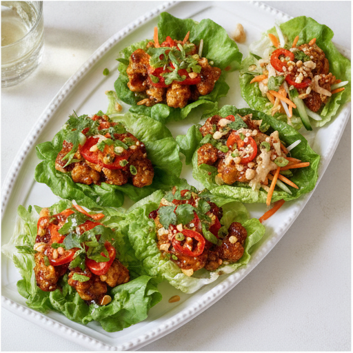 chicken lettuce wraps - step 4