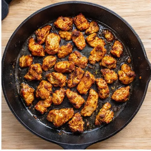 Step 2: Sear the chicken in a hot skillet