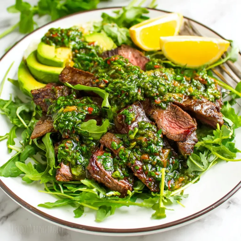 chimichurri steak salad 520196346