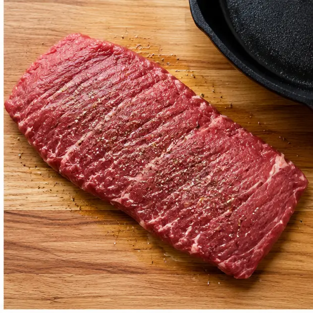 Step 2: Seasoning flank steak for grilling