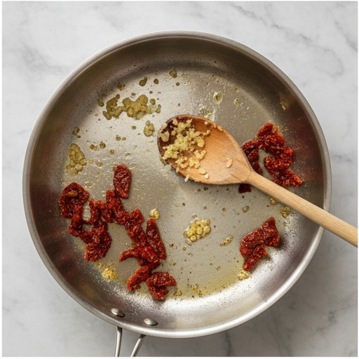 creamy sun dried tomato chicken - step 3