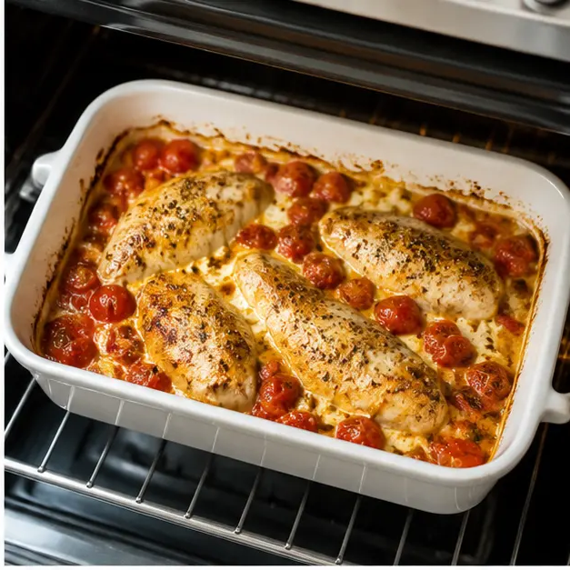 Step 2: Bake until chicken is cooked through