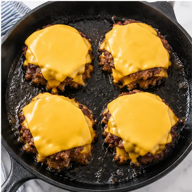 Step 4: Flipping and adding cheese