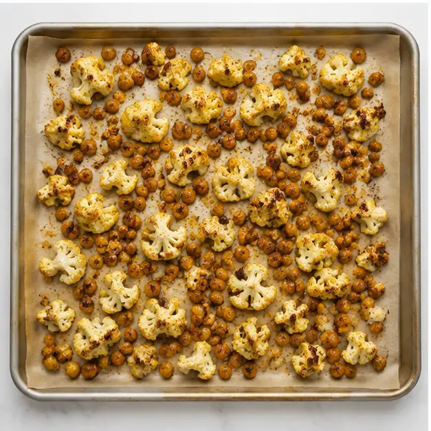 Step 3: Roasted vegetables golden and crispy