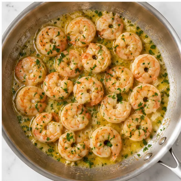 Step 4: Finish sauce with butter, lemon, parsley