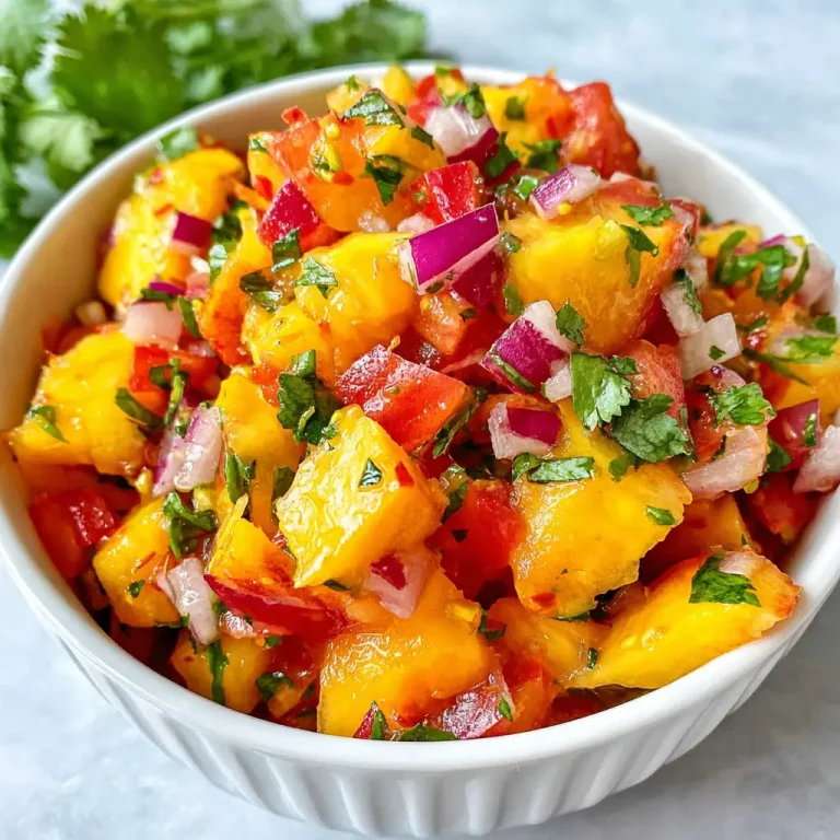 fresh peach salsa 314380820