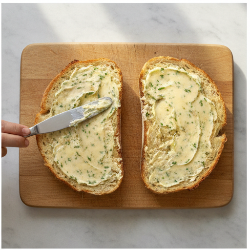garlic bread - step 2