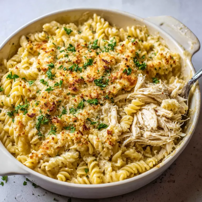garlic parmesan chicken pasta bake 855560082