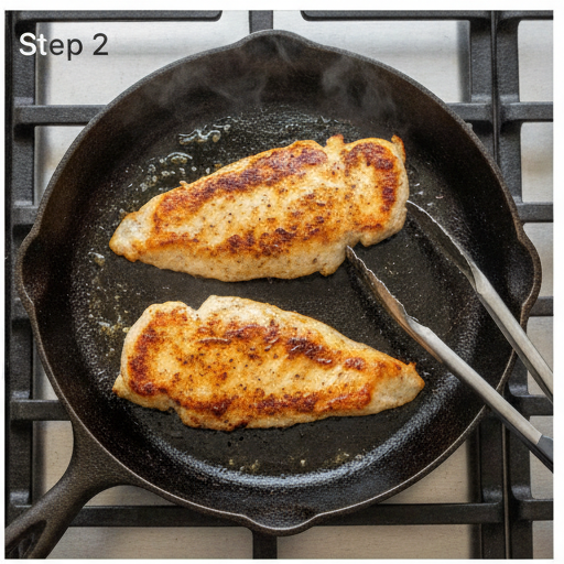 grilled chicken caesar wraps - step 2
