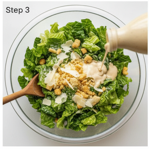 grilled chicken caesar wraps - step 3