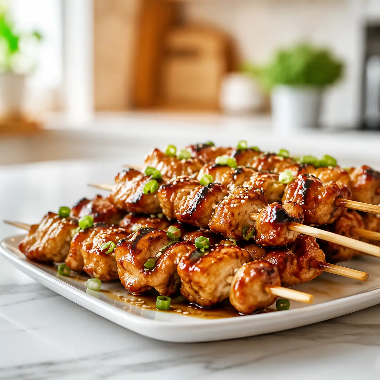 grilled teriyaki chicken - final presentation